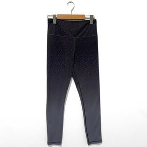 ZYIA Grey Ombre Cheetah Print High-Rise 7/8 Leggings Size 6-8